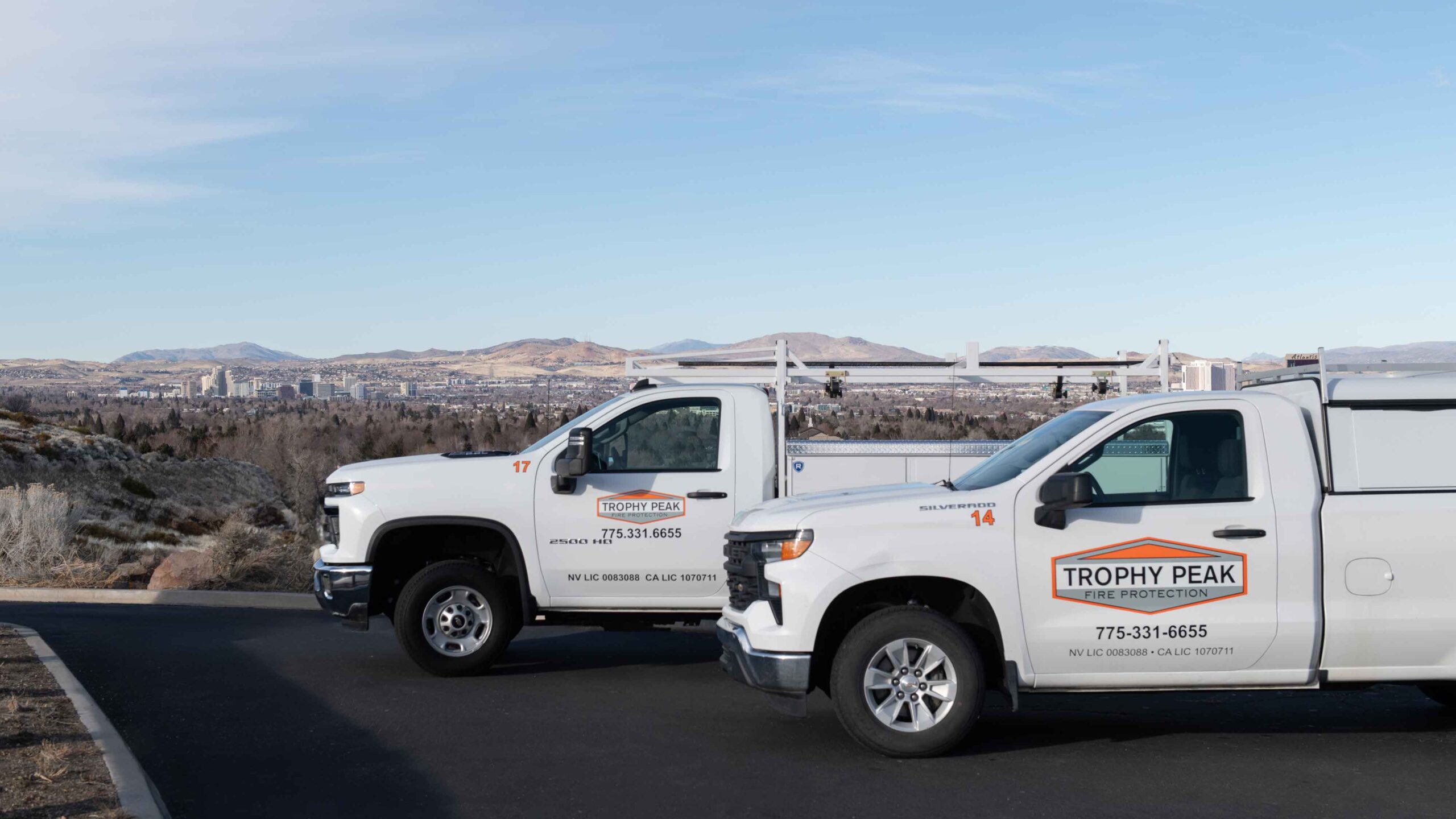 Frozen broken water pipe with ice buildup, illustrating the importance of winter backflow preparation and fire system winterization.